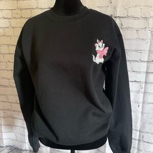 Marie Embroidery Crewneck Sweater Size Small